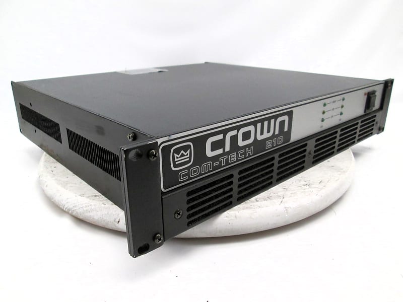 CROWN COM-TECH 210 パワーアンプ　AMCRON CROWN COM-TECH 210 パワーアンプ AMCRON - メルカリ