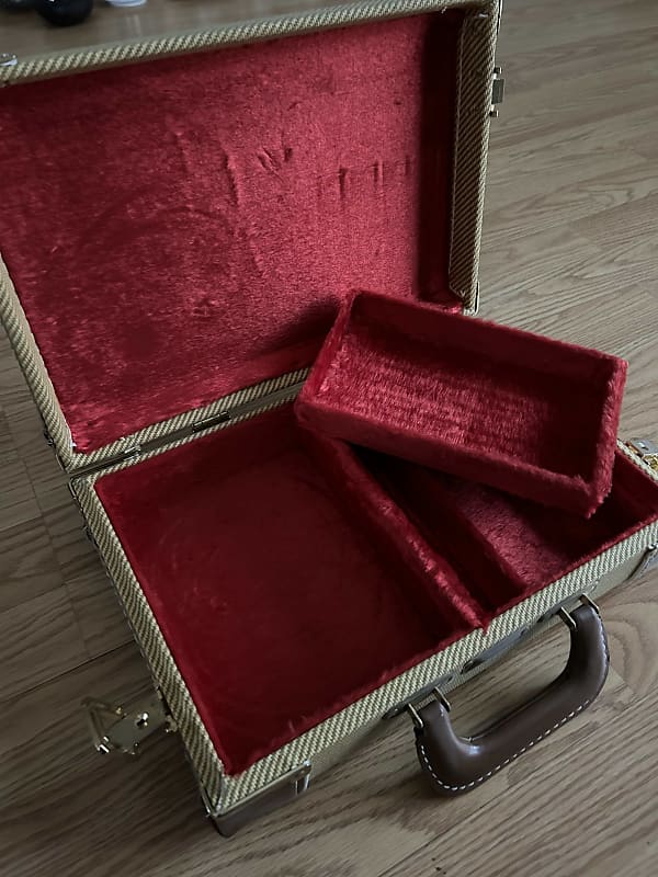 Fender Harmonica Case Early 2000s Tweed Reverb