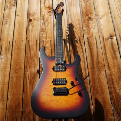 ESP USA M-II GT 3-Tone Sunburst 6-String Electric Guitar w/ Black Tolex Case(2022) image 7
