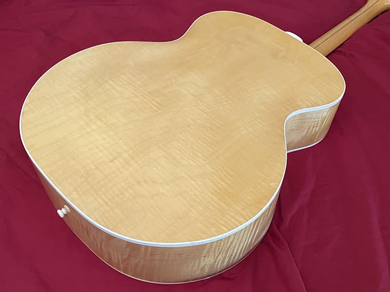 1997 Guild JF-30 Jumbo Acoustic Guitar Black Finish | Cream