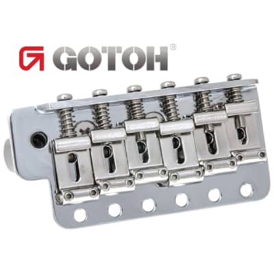 Immagine NEW Gotoh GE101T Traditional Vintage Tremolo for Strat Steel Saddles - CHROME - 1