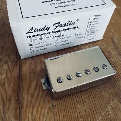 Lindy Fralin Pure P.A.F. Humbucker set, Nickel, 7.8 / 8/2 | Reverb