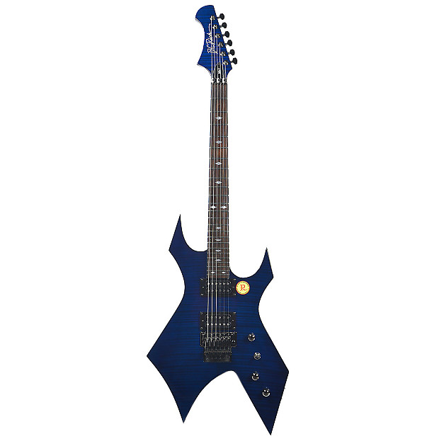 Bc Rich Warlock Electric Guitar Transparent Cobalt Blue Finish Mk7