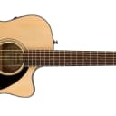 Fender CC-60SCE Concert Size Cutaway Acoustic Electric Solid Top Guitar - DEMO