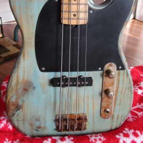 MDG 30" Short-scale Tele-style Bass demo/Relic'd, hand-made-In-USA: The Guitar-Player's Bass! image 2