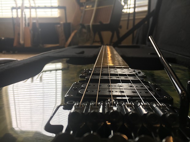 Ibanez RG 370DX GP4 2008-2009 Digital Green Camo with Road