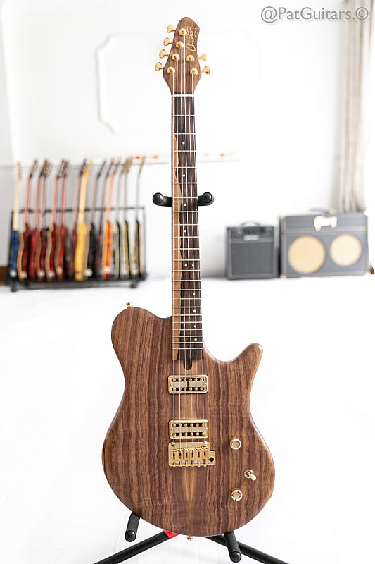 2019 Chapter CH-2 with Spalted Maple Top and Ebony Fretboard Electric Guitar image 1