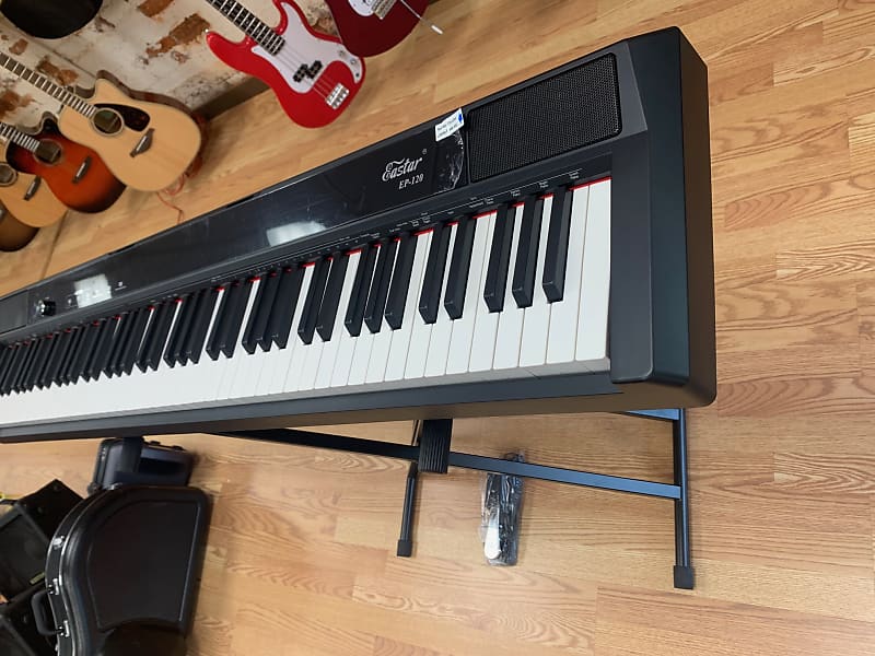  Keyboard Piano, Eastar 61 Key Keyboard for  Beginners/Professional, Full Size Electric Piano, Classic Wooden Digital  Keyboard with Sustain Pedal & Music Stand, Supports  MP3/USB/Audio/Mic/Headphones : Musical Instruments