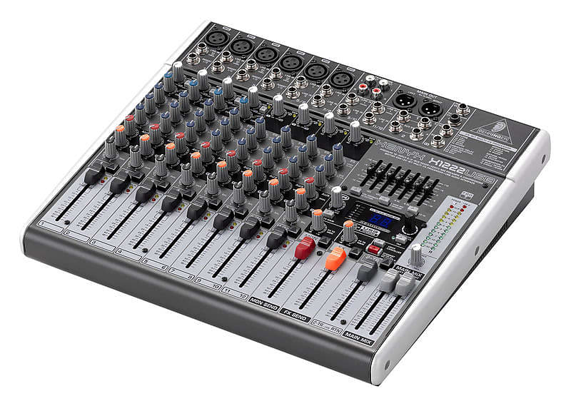 Behringer Xenyx X1222USB 16-Input Mixer with USB and Effects image 1