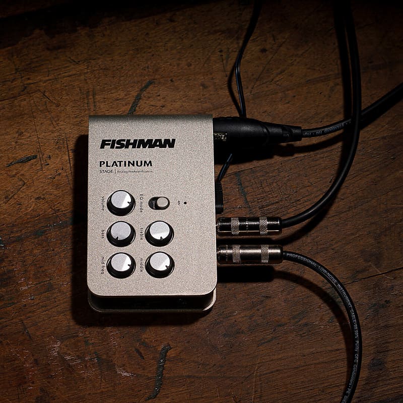 【箱付き】Platinum Stage EQ/DI Analog Preamp Fishman Platinum Stage EQ/DI Analog Preamp | Sweetwater