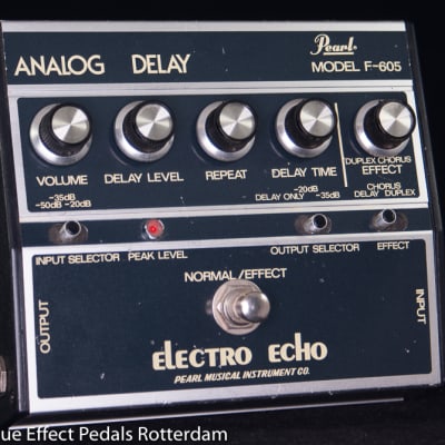 Pearl F-605 Electro Echo Analog Delay with MN3005 BBD s/n 512719 early 80's  as used by the Mad Professor ( Studio 1 recordings ) image 3