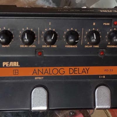Pearl Japan AD-33 Analog Delay - Twin Delay Time & Feedback controls for sale