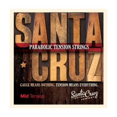 Santa Cruz Parabolic Tension Strings – Mid Tension for sale
