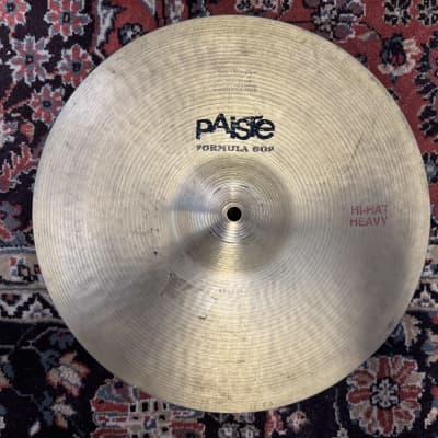 14" Paiste Formula 602 Heavy Hihat 1045/1060gr (VIDEO) image 7