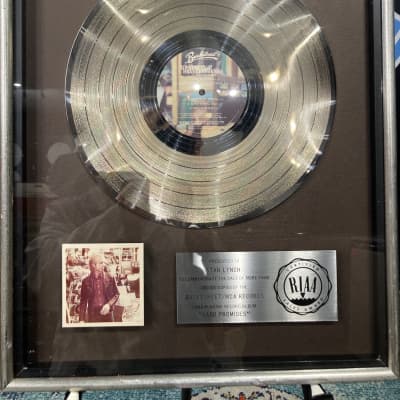 Stan Lynch Tom Petty and The Heartbreakers, RIAA, Hard Promises Platinum Record (#9) image 2