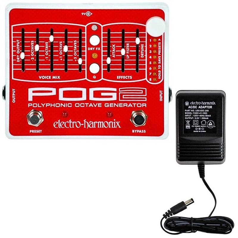 Electro-Harmonix POG2 Polyphonic Octave Generator Pedal image 1