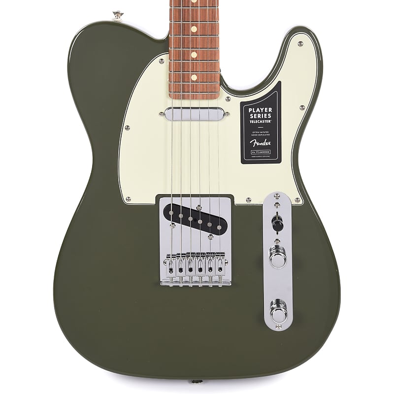 Fender Player Telecaster Olive w/3-Ply Mint Pickguard (CME Exclusive) image 1