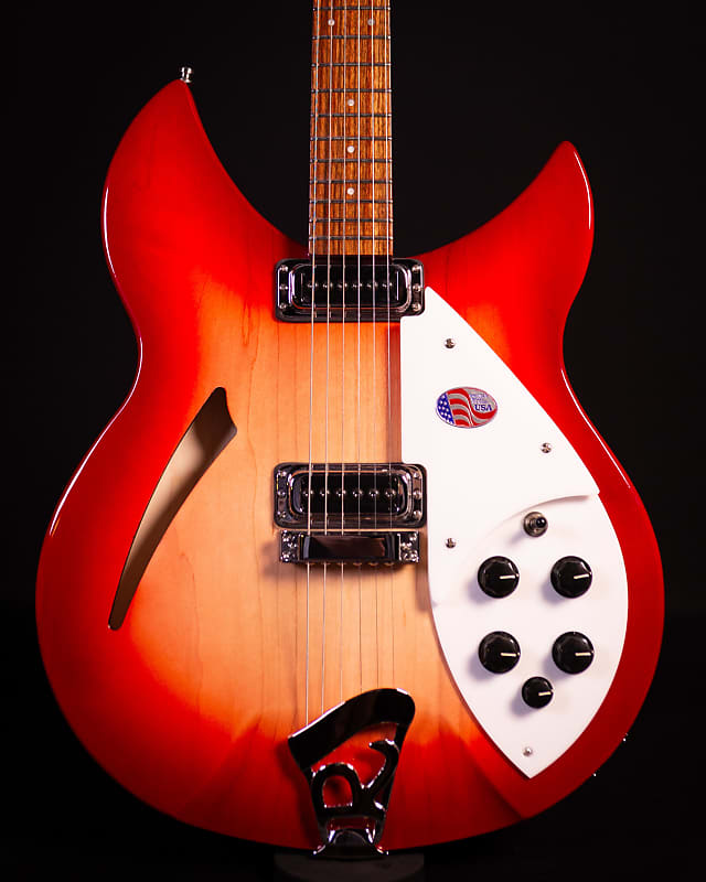 Rickenbacker 330 Double Cutaway Electric Guitar,  FireGlo image 1