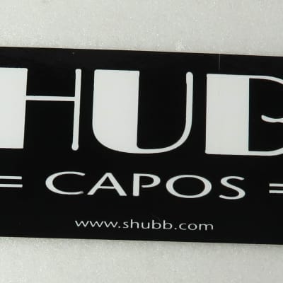 Shubb Capos Advertising Promo Case Sticker New Never Used Nice 6" x 2" Rare for sale