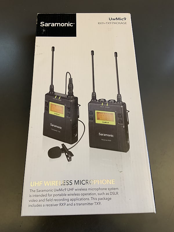 Saramonic UwMic9 Kit 2 2 Person Camera Mount Wireless Lavalier Microphone System