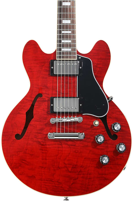 Gibson ES-339 Figured Semi-hollowbody Electric Guitar - Sixties Cherry image 1