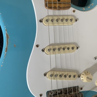 MJT Stratocaster 2020 - Daphne Blue image 12