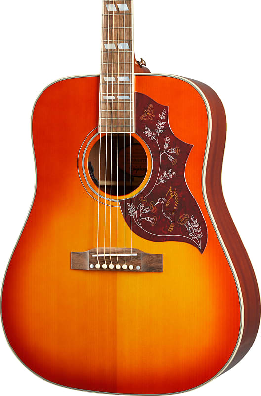 Epiphone Masterbilt Hummingbird Acoustic Guitar Aged Cherry Sunburst Gloss image 1