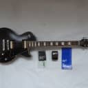 Gibson Les Paul Traditional Pro V Satin Mahogany Top 2020 Satin Ebony Made in USA Black
