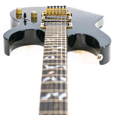 1993 Ibanez RG7CTTL Electric Guitar Trans Blue w/ Tree of Life