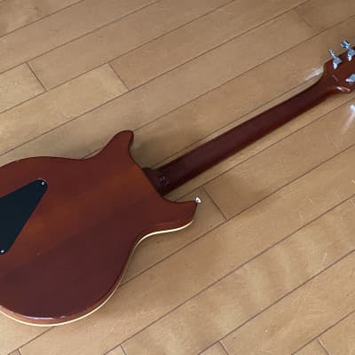 Hamer Sunburst  Arch Top Les Paul Double Cut Style Guitar Flame Maple image 8