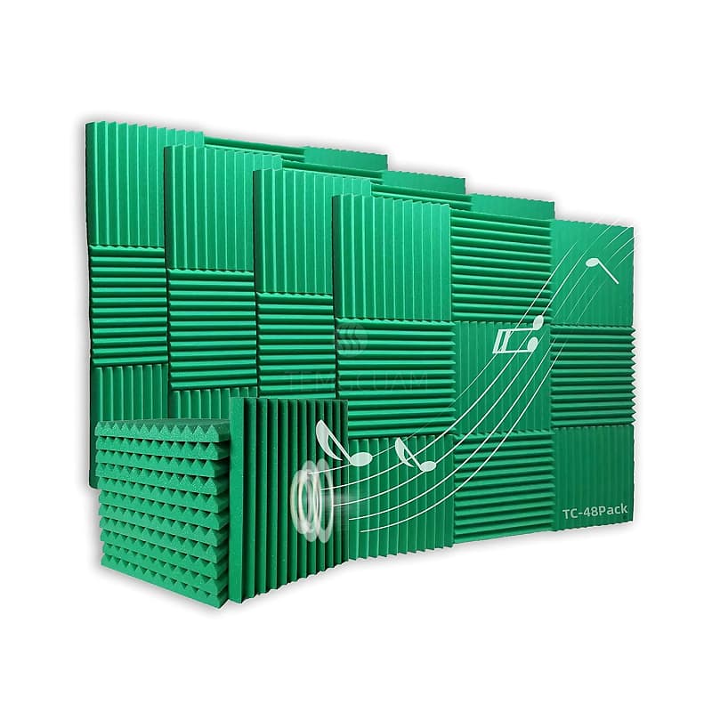 48 Pack Sound Proof Foam Panels Acoustic Panels Reverb