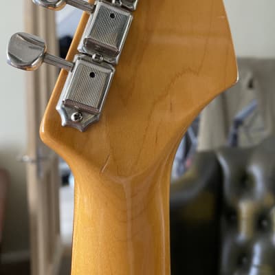 Fender AVRI 62 Stratocaster Left handed black lefty 1999 image 8