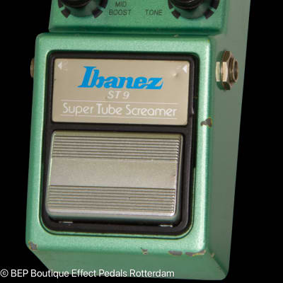 Ibanez ST-9 Super Tube Screamer with 2x JRC4558D op amps1984 s/n 420862 Japan image 5