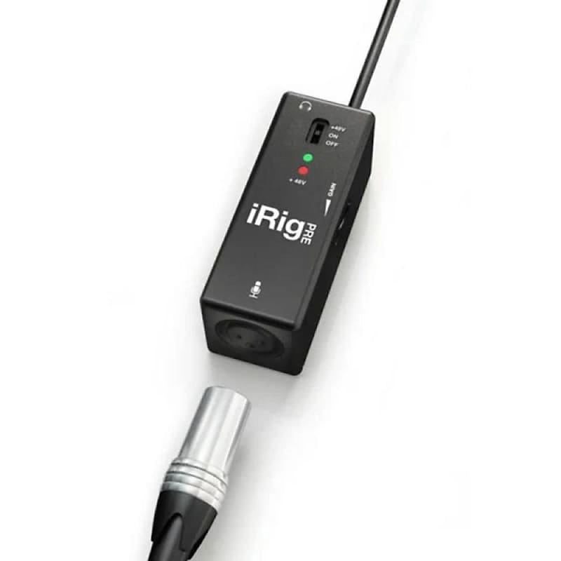 IK Multimedia iRig Pre XLR Microphone Interface for iOS and Android image 1