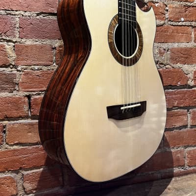 Ashley Sanders Guitars Custom 12 String - Gloss Laquer , Spruce , Brazilian Rosewood B&S image 14