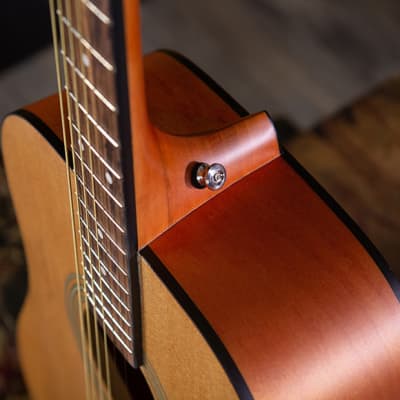 Jasmine S-35 Dreadnought Acoustic Guitar, Natural image 7