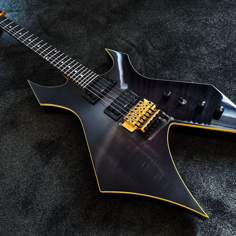 B.C. Rich Japan Warlock WG-980 1990s - See-Thru-Black - | Reverb