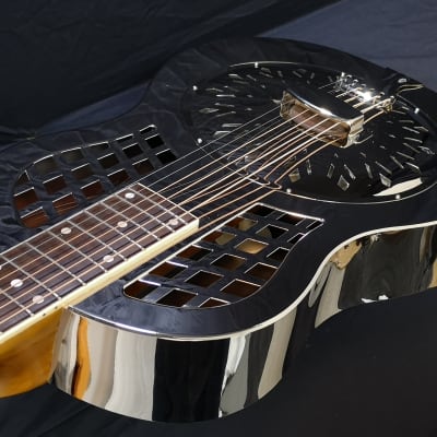 Duolian Resonator Guitar - Nickel/Chrome Body image 4