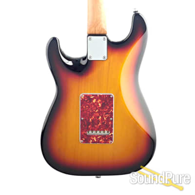 Suhr Classic S Paulownia Trans 3 Tone Burst Guitar #66833 image 4