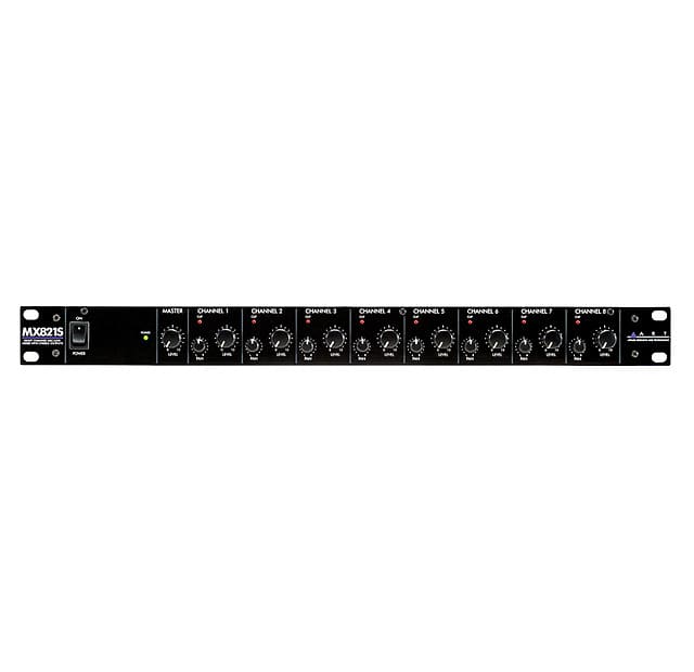 ART ART MX821S - Eight-Channel Mic/Line Mixer with Stereo Outputs 2023 - BLACK image 1
