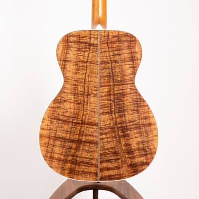 Santa Cruz OM Custom Acoustic Guitar, Flamed Koa & Italian Spruce image 5