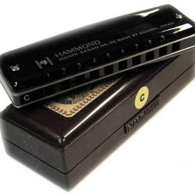 SUZUKI HA-20 HAMMOND Harmonica, Key of G. New with | Reverb