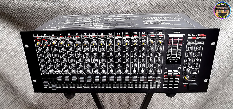 Roland M-160 Line Mixer from 1980s✅ Checked & Cleaned✅ 19