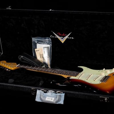 Fender Custom Shop "The 63" 1963 Stratocaster Relic 3-Tone Sunburst 57 V-R122052-7.75 lbs image 13