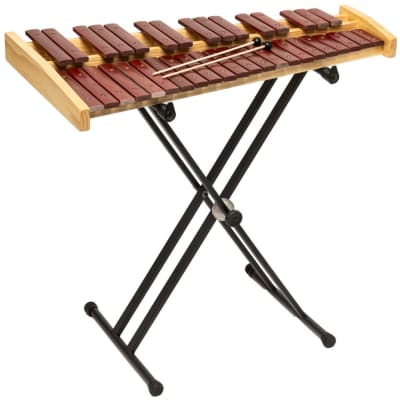 Stagg 37-Key Desktop Synthetic Xylophone Set with Stand, Padded Gigbag and Mallets image 12