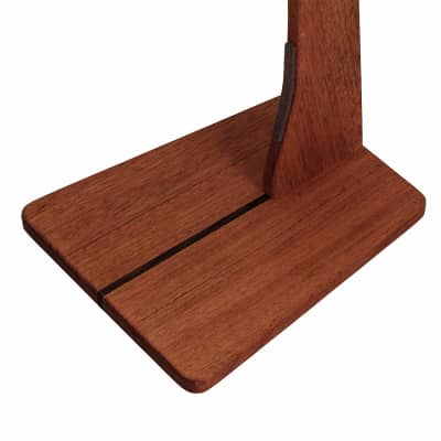 Zither Wooden Guitar Stand - Solid Mahogany Wood - Best for Acoustic, Electric, or Classical Guitars image 3