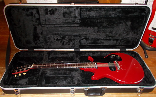 Hardshell Case For Gibson Melody Maker Fender Mustang Jazzmaster Black Reverb