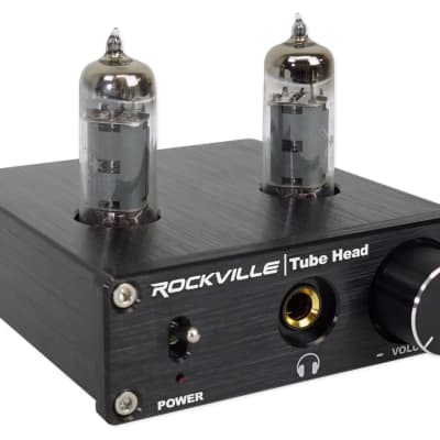 Rockville TubeHead Tube Headphone Amplifier Amp / 6K4 Tubes / 16-300 Ohms/180mW image 2
