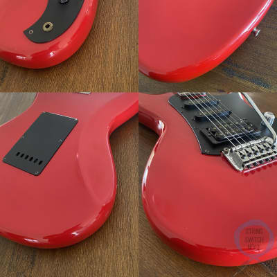 Aria Pro II Guitar, RS Wildcat, HSS SUPER STRAT, Red, MIJ, 1986, image 5