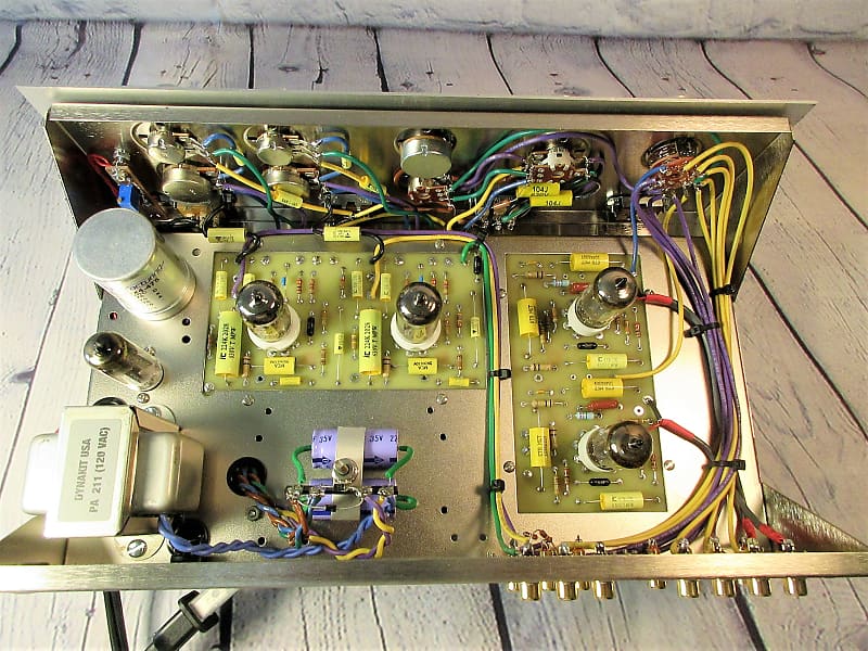 Brand New Custom Built Dynaco Dynakit PAS Tube Preamplifier with New Tung-Sol 12AX7 Tubes image 1